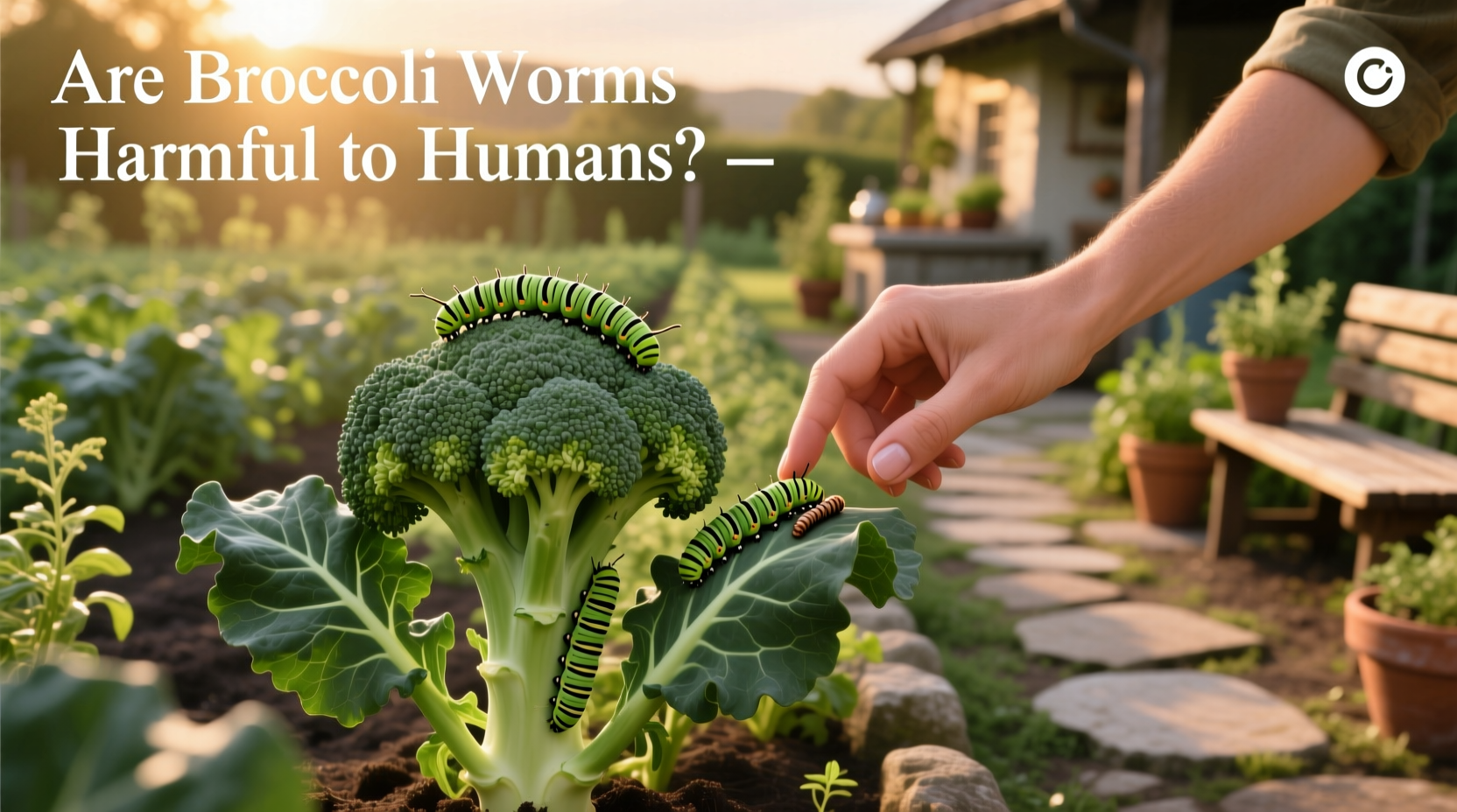 are broccoli worms harmful to humans