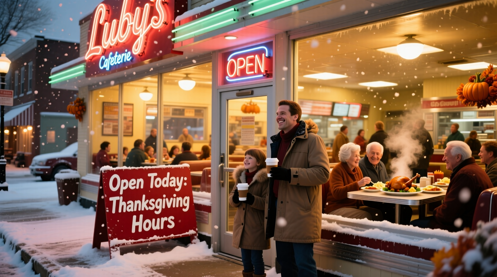 is lubys open on thanksgiving