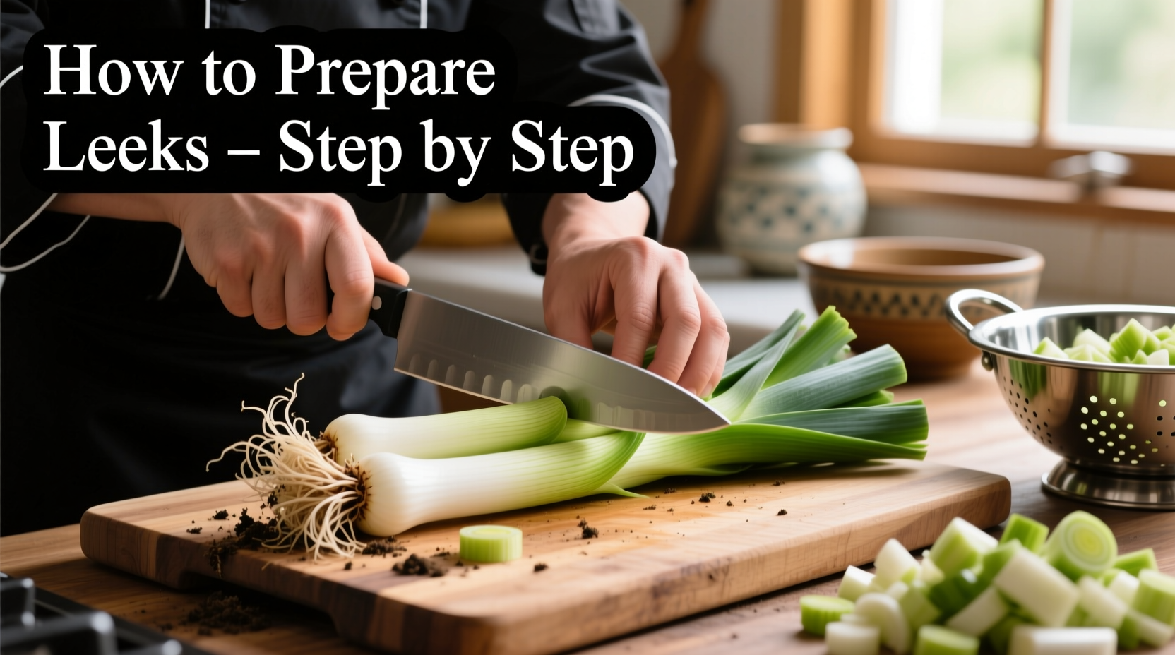 how to prepare leek