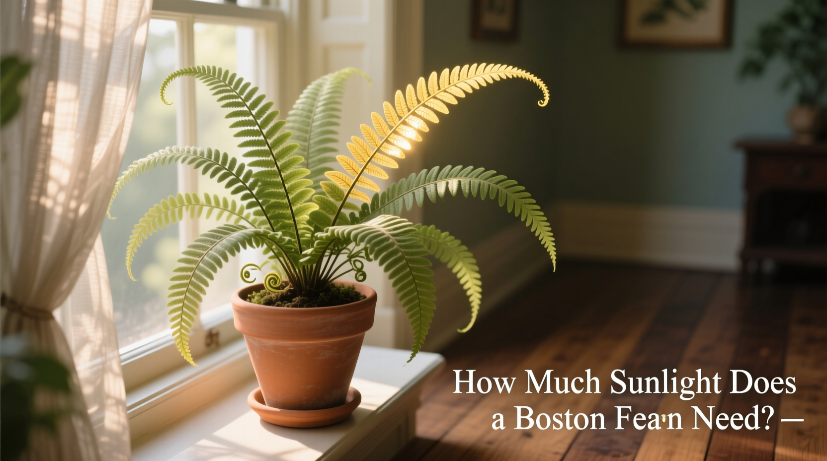 How Much Sunlight Does a Boston Fern Need?