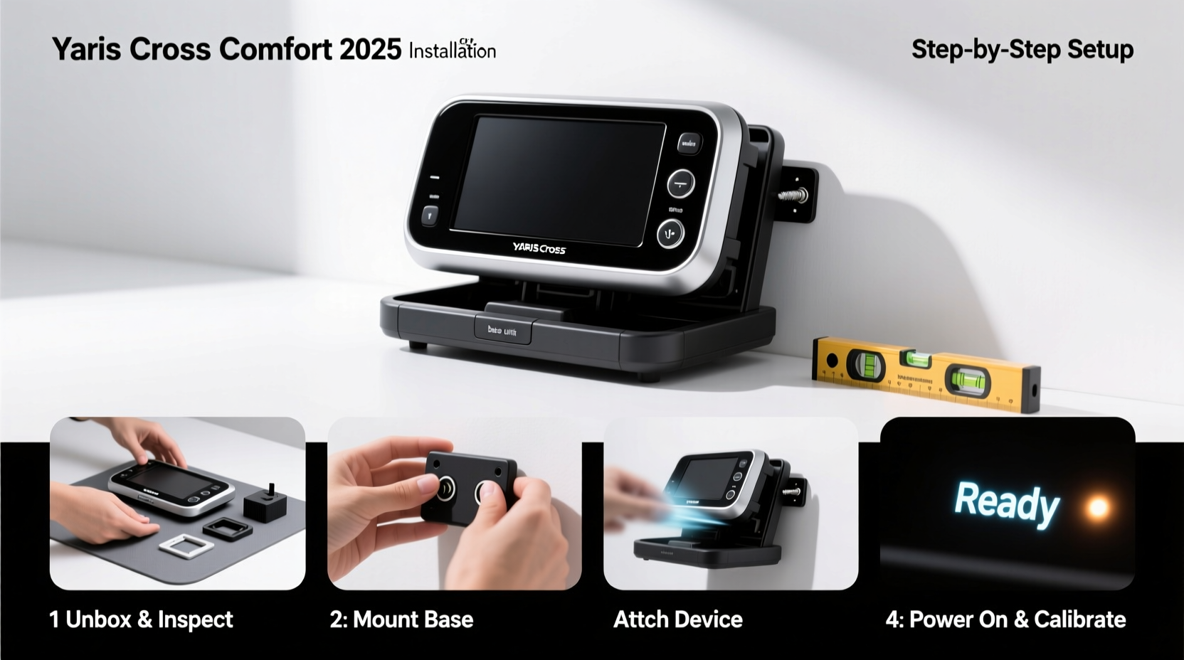 yaris cross comfort 2025 install guide