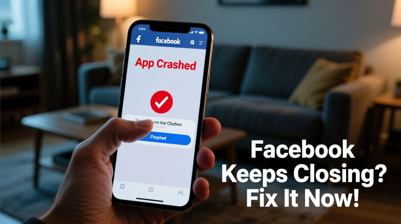 facebook keeps closing on my phone why how to fix it