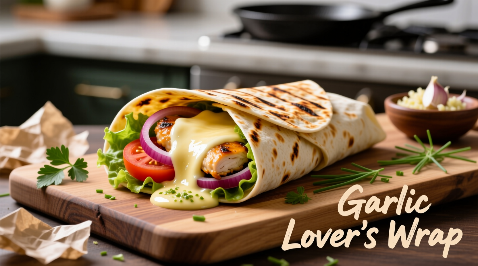 Cheesy Garlic Chicken Wraps: Rezept & Profi-Tipps | Sarah Johnson