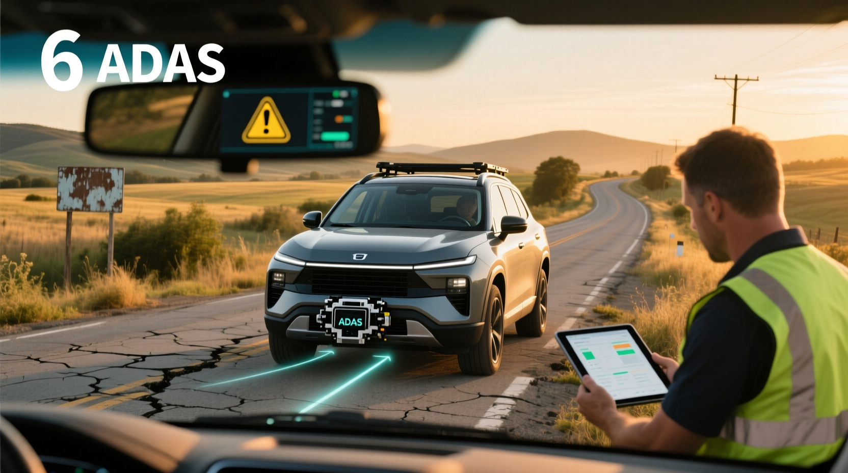 shark 6 adas rural road issue