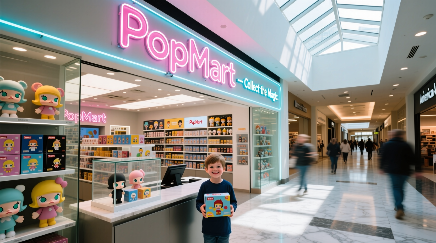 is there a popmart in american dream mall