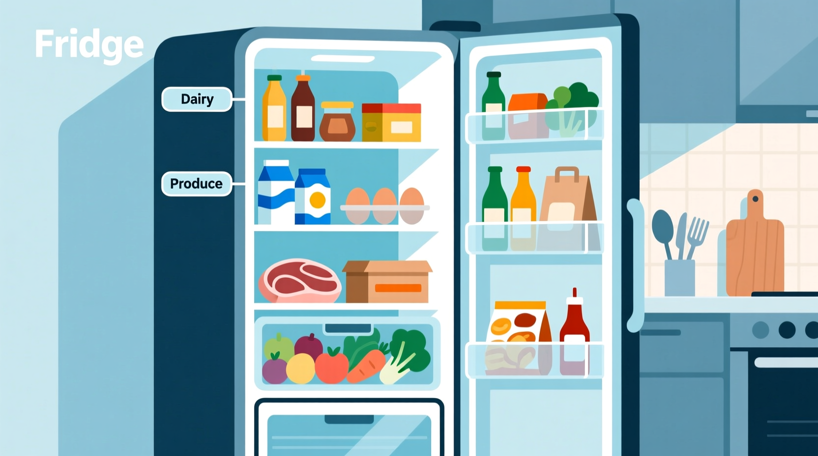 how to organize a fridge