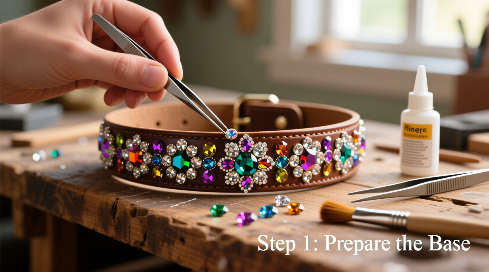 step by step guide to creating stunning bedazzled dog collars at home