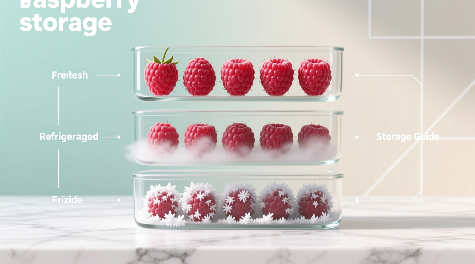 how to store raspberries