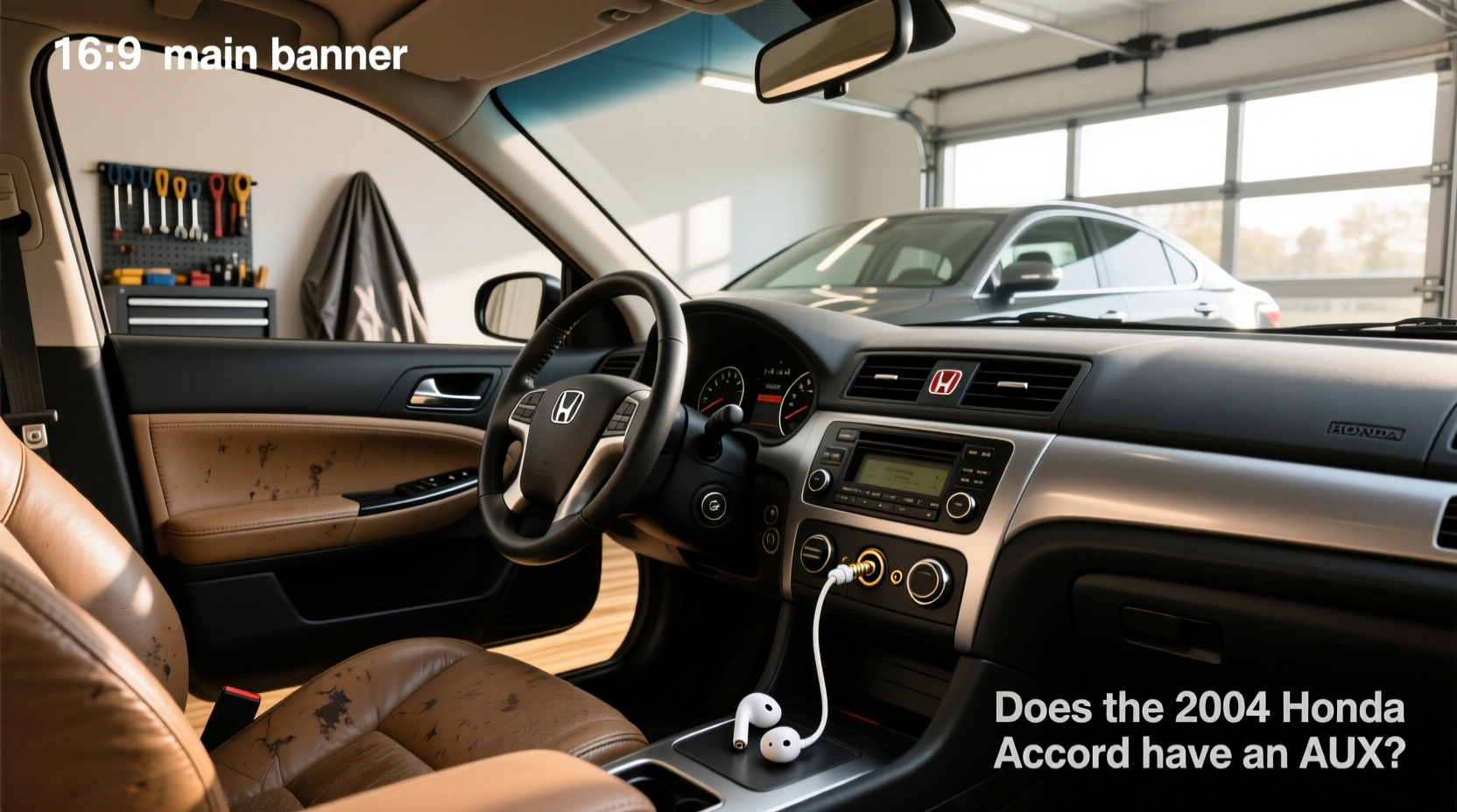 2004 honda accord aux input how to add it