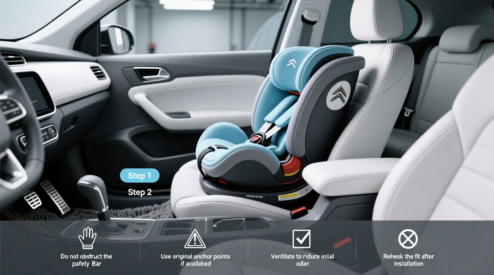 citroen c3 child car seat