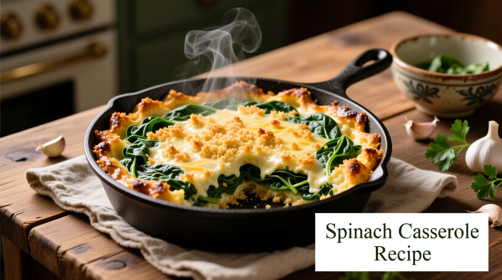Perfect Spinach Casserole Recipe: Creamy, Crispy & Foolproof