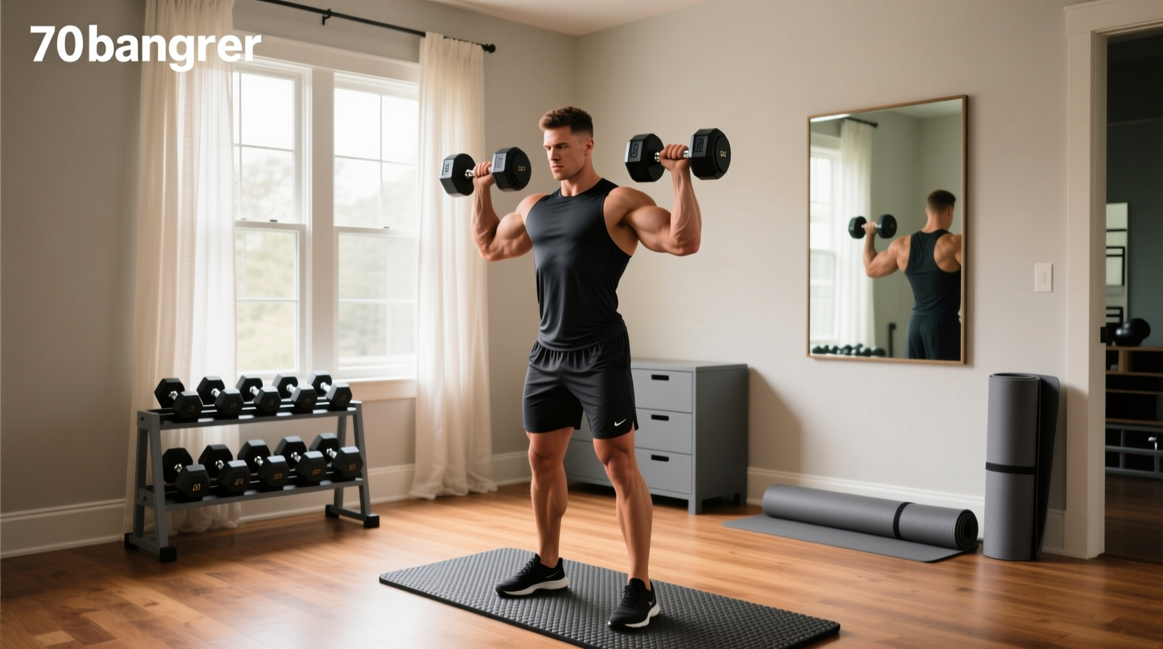 70 lb dumbbell shoulder press is it good 