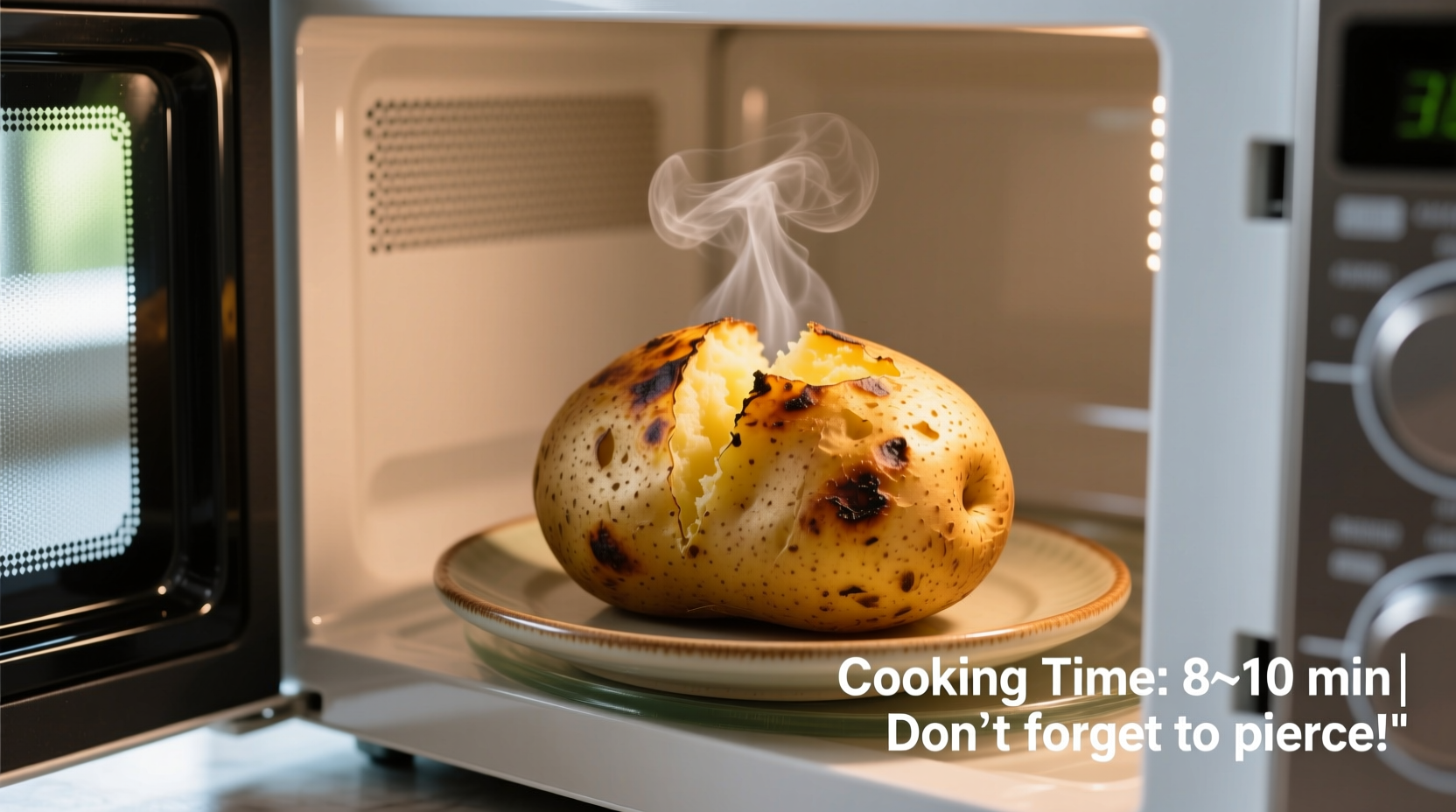 can you cook a baked potato in the microwave