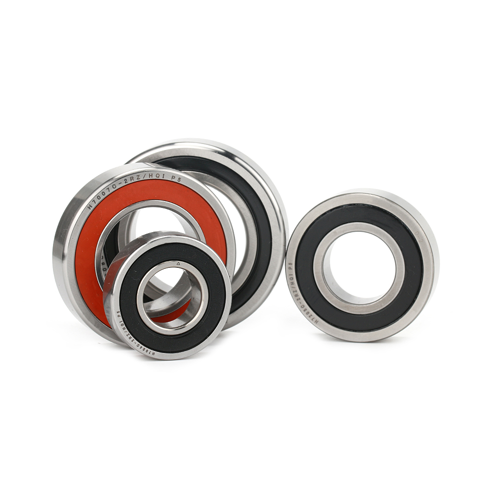 ABEC7 High quality angular contact ball bearing hybrid ceramic Si3N4 balls 7000 7000-2RS