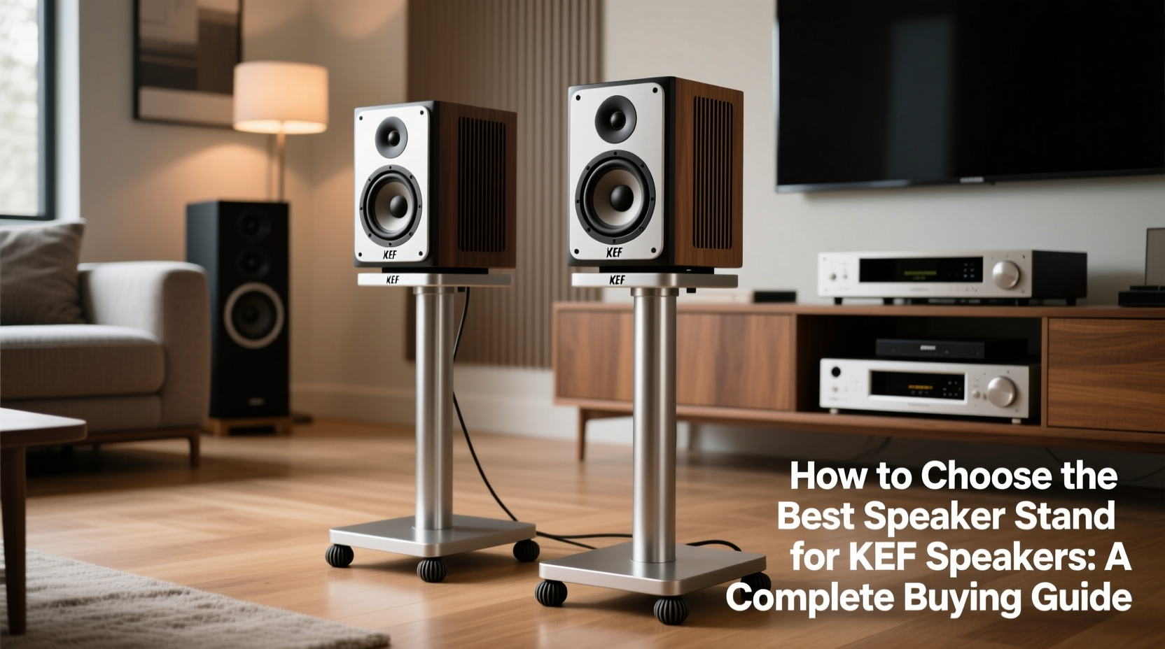 speaker stand kef