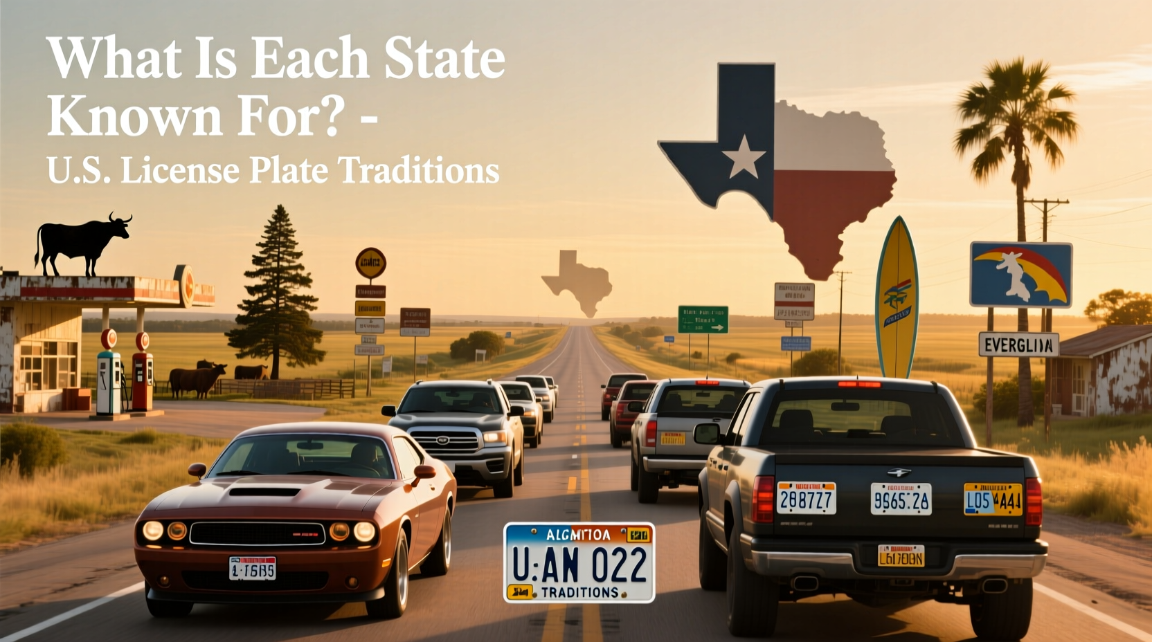 How to Choose American Car License Plates: What Each State Is Known For