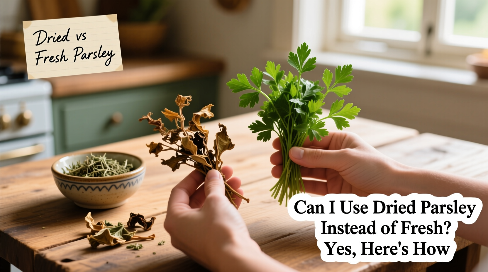 can i use dried parsley instead of fresh