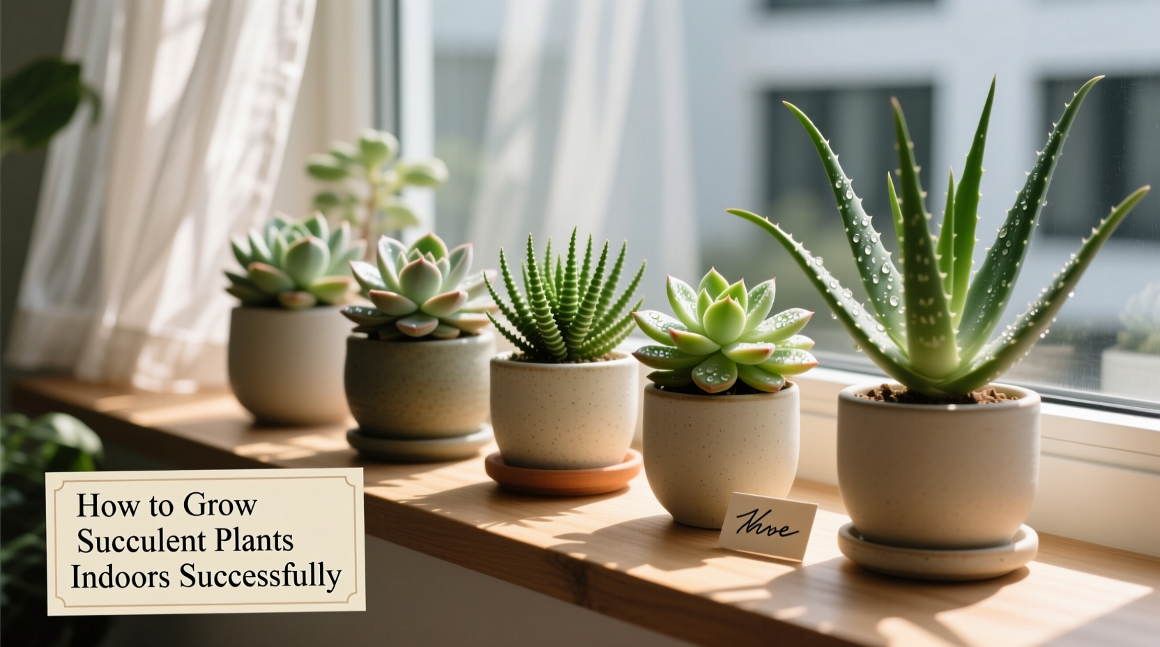 How to Grow Succulent Plants Indoors Successfully
