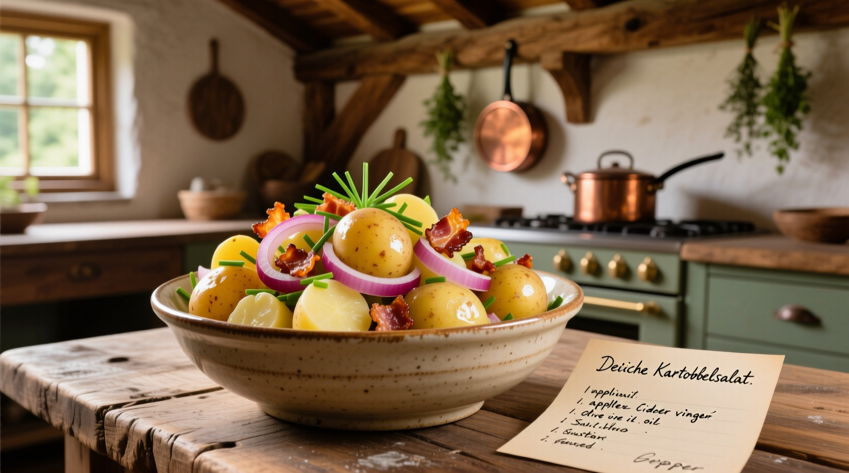 Authentic German Potato Salad Recipe: Vinegar-Based Tradition