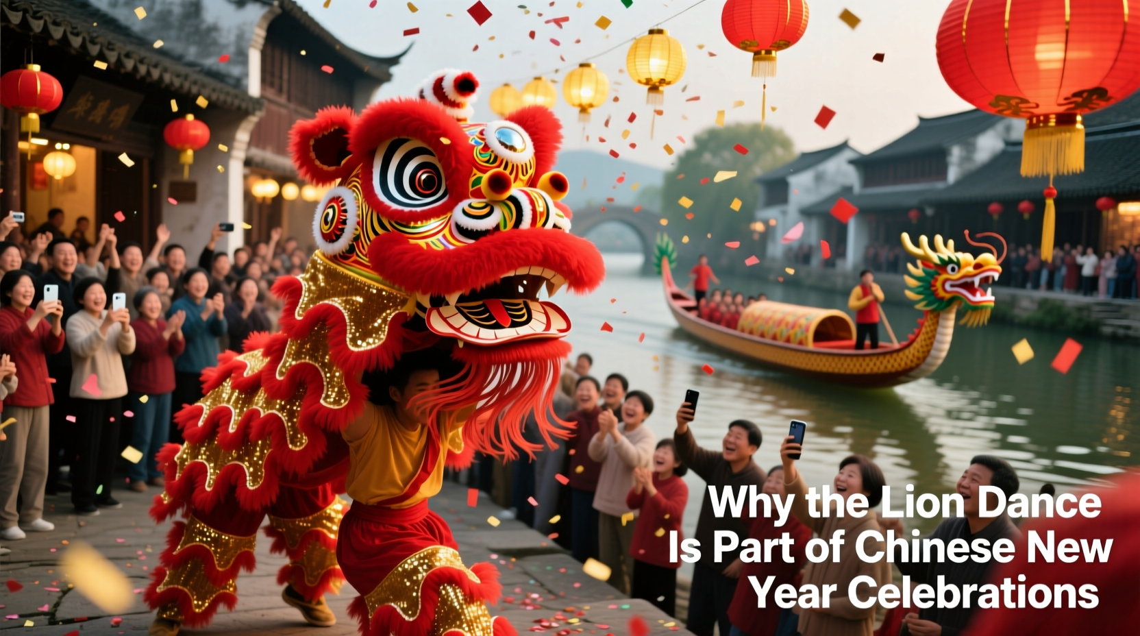 why the lion for chinese new year