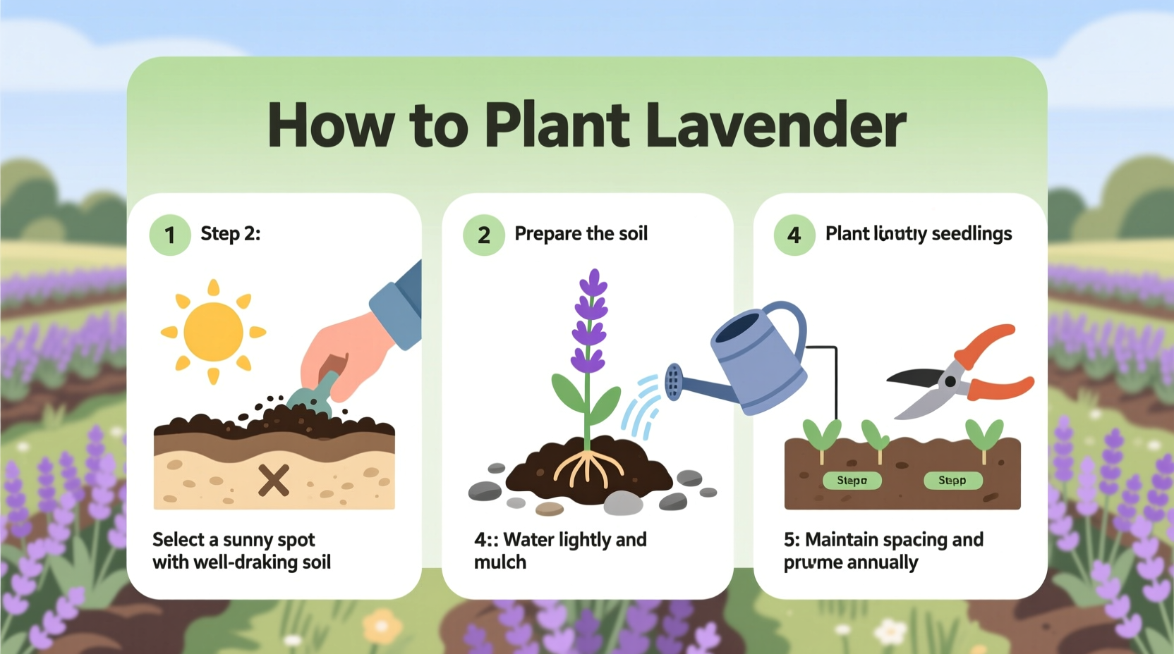 how to plant a lavender