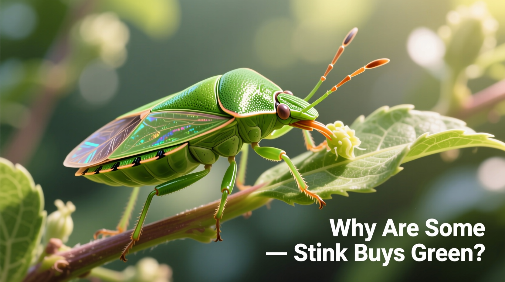 why are some stink bugs green identifying green stink bugs