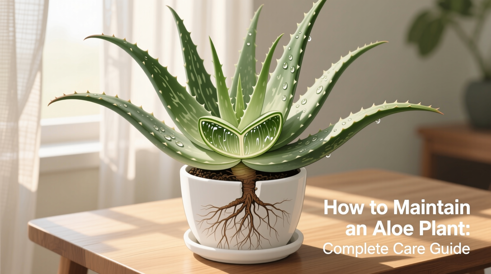 how to maintain an aloe plant