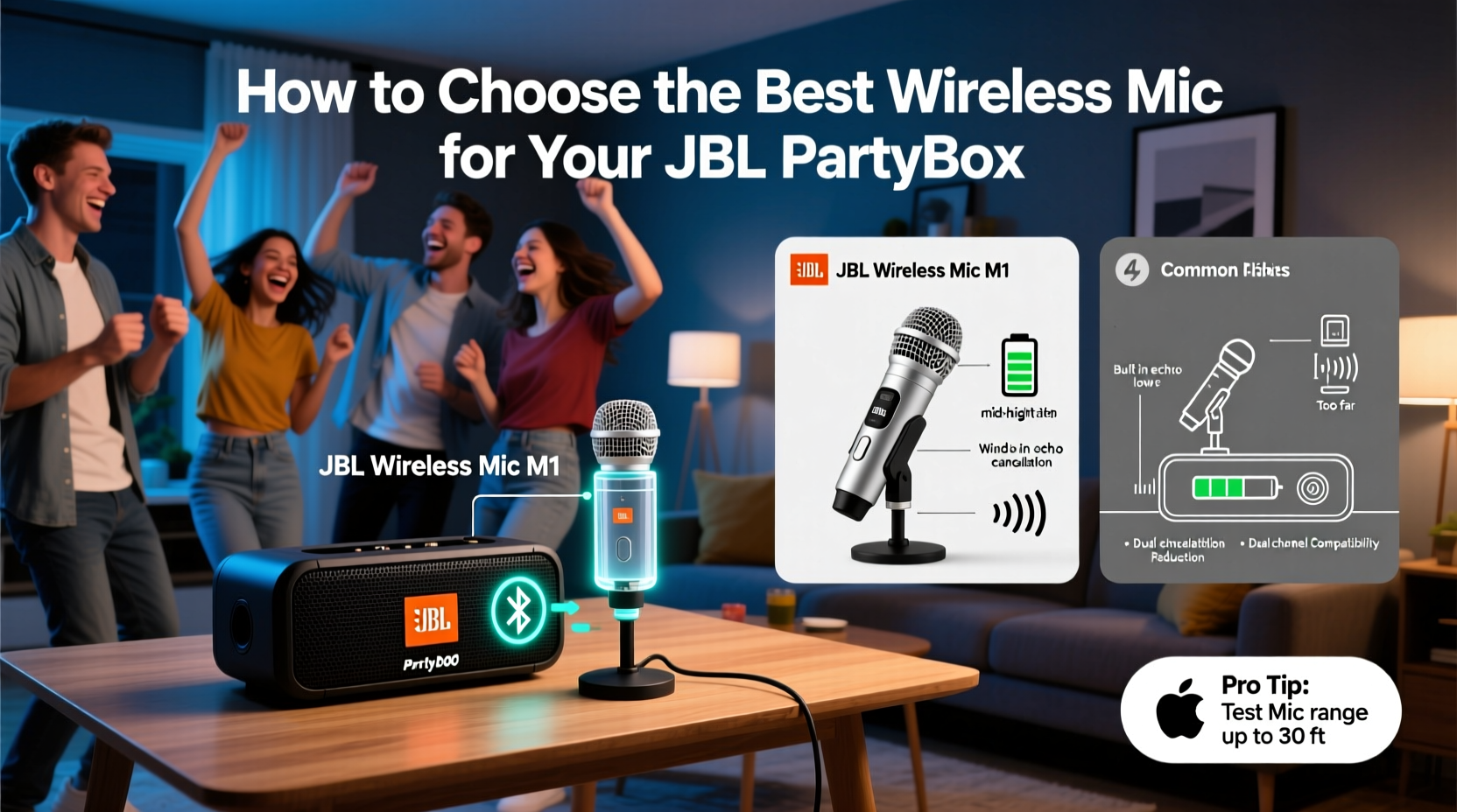 wireless microphone jbl partybox