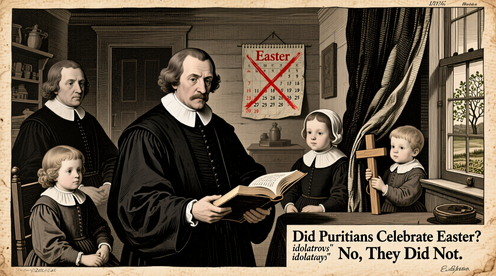 did puritans celebrate easter