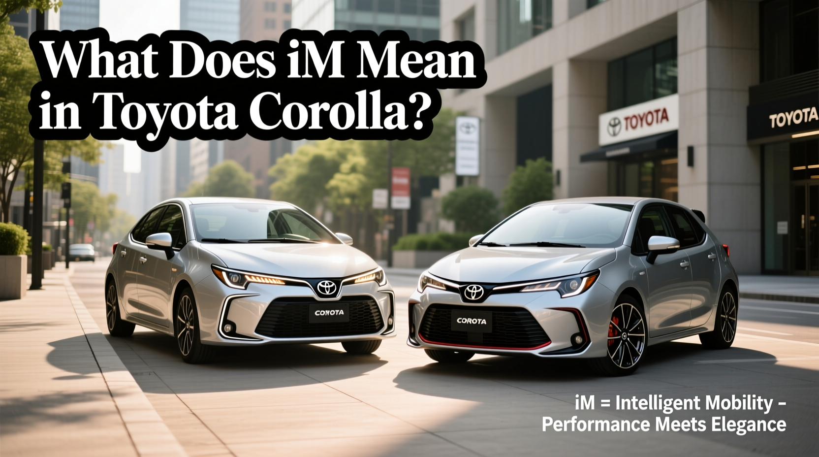 Corolla iM vs Hatchback guide: how to choose