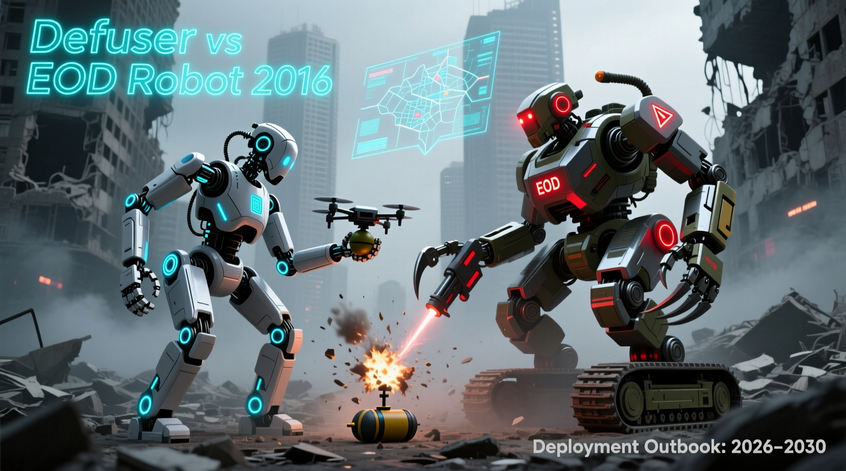 Defuser vs EOD Robot 2026: Key Differences & Deployment Outlook