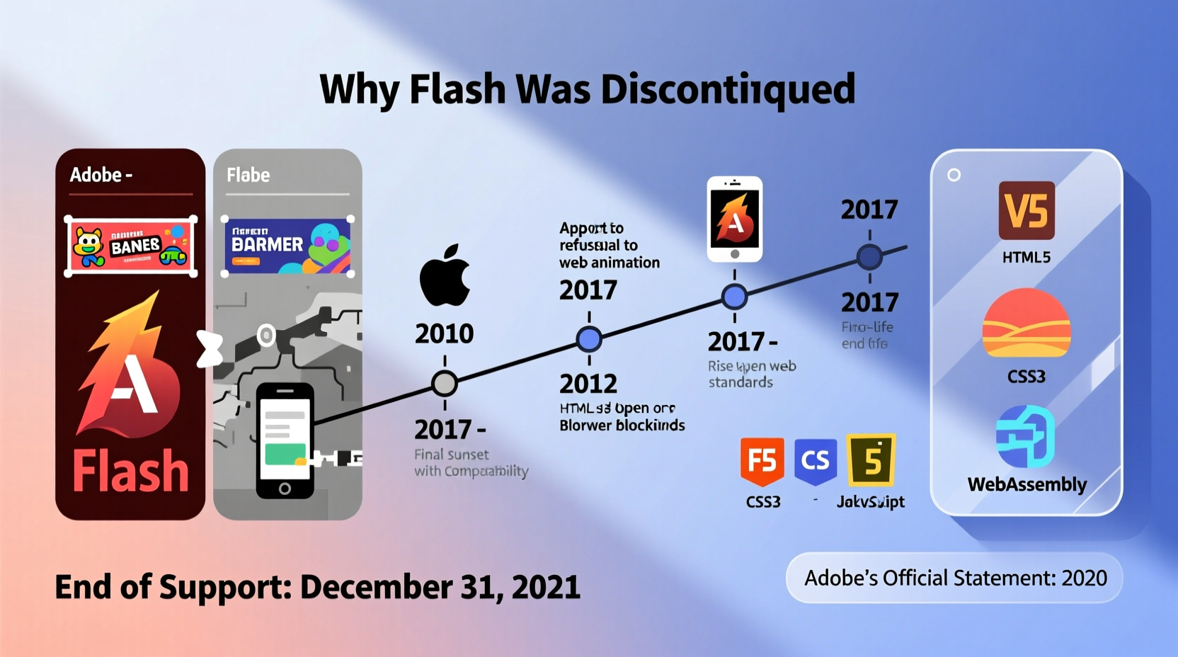 why was flash discontinued understanding adobes decision