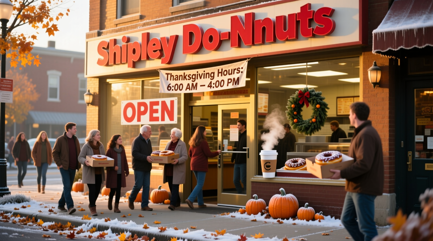 is shipleys donuts open on thanksgiving