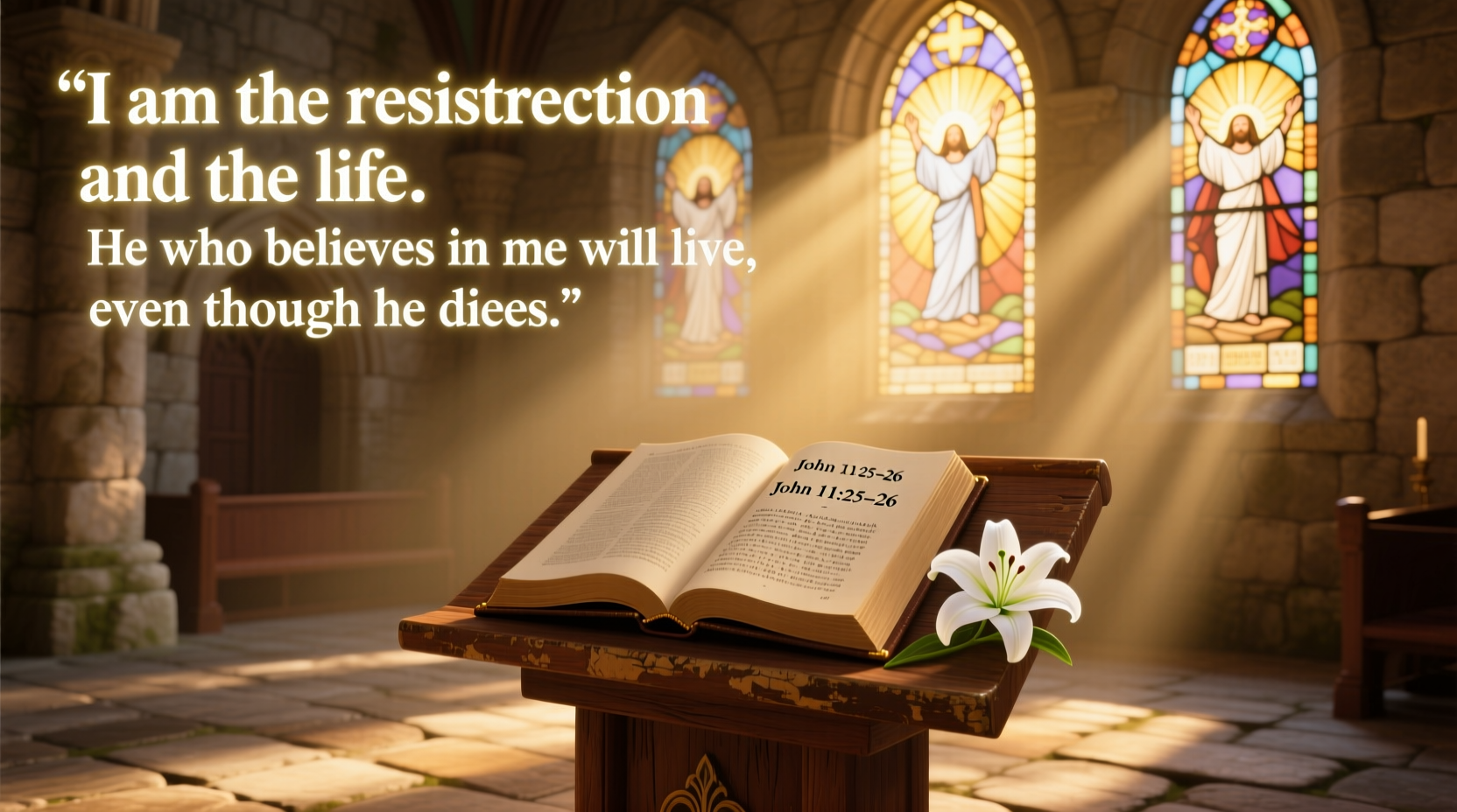 a good scripture for easter sunday