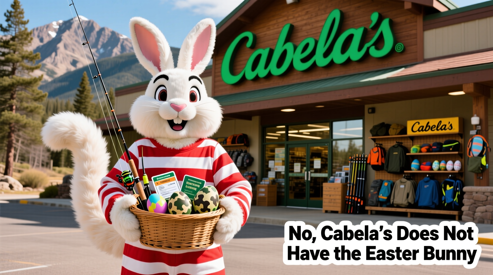 does cabelas have the easter bunny