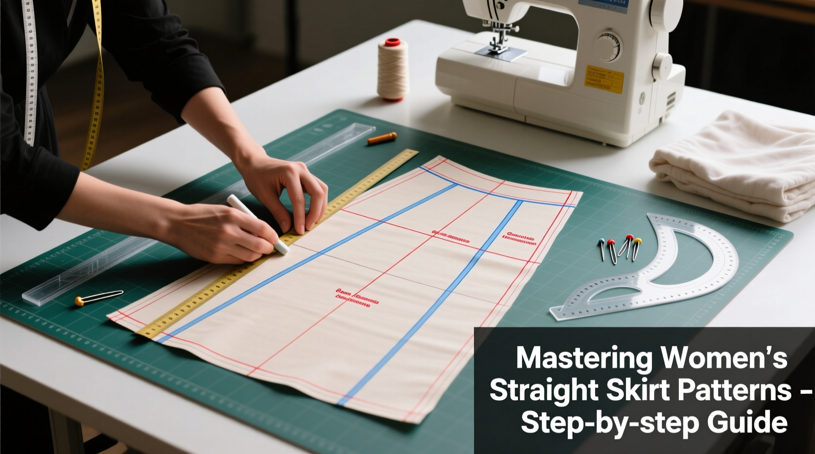 mastering womens straight skirt patterns a step by step guide to perfect cutting and sewing