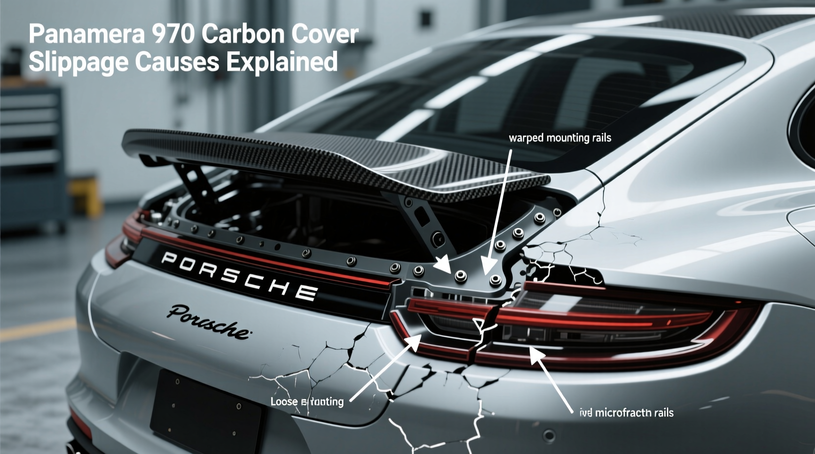 panamera 970 carbon cover slippage reasons