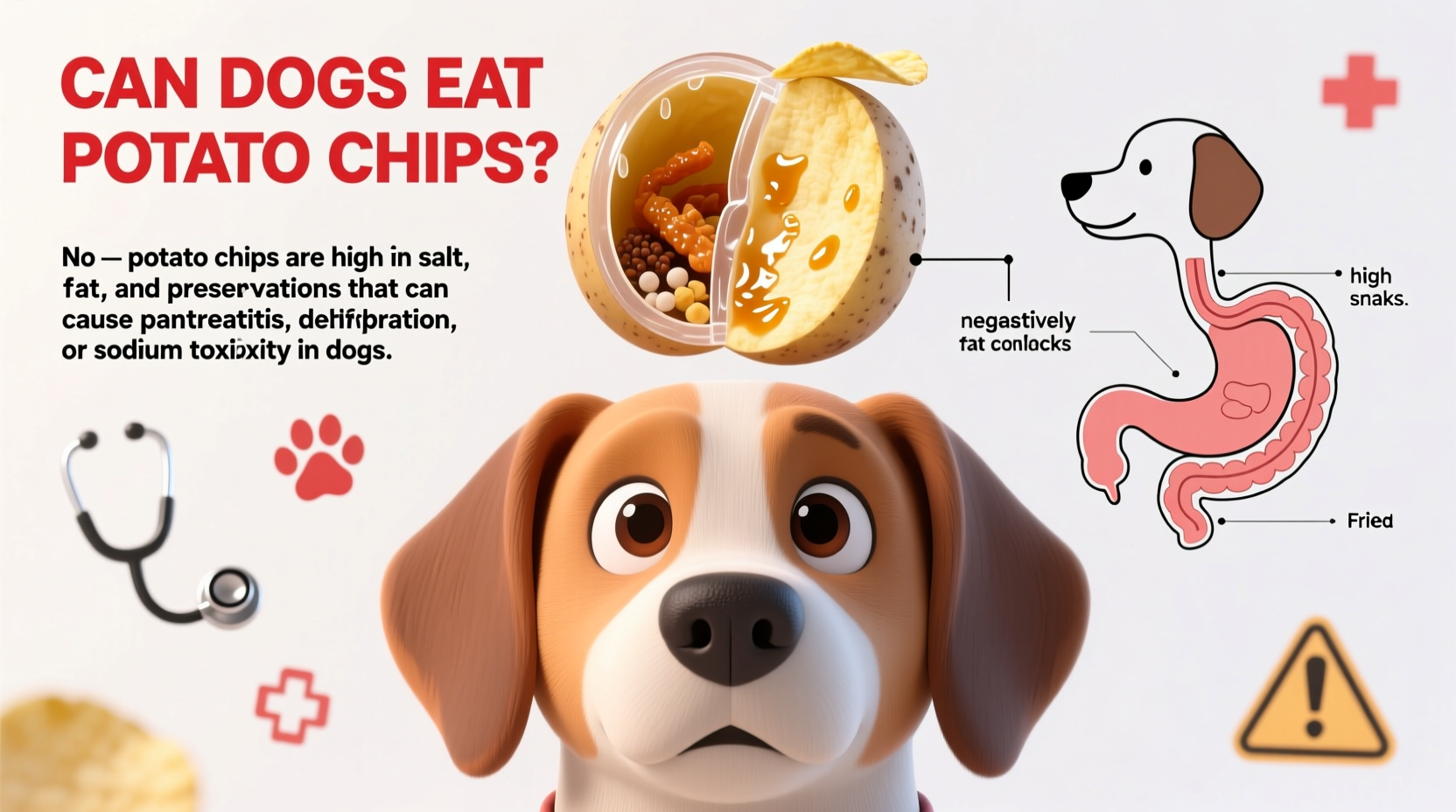 can dogs eat potato chips