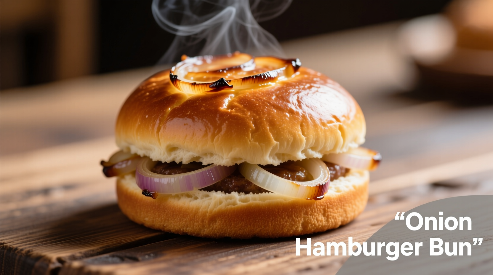 onion hamburger buns