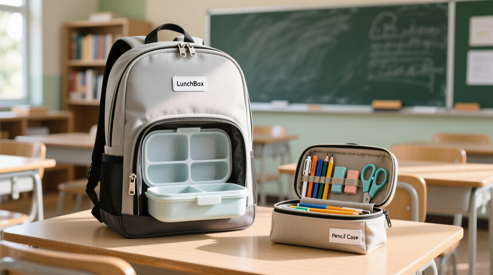 backpack with built in lunchbox vs pencil case which is actually more useful for school