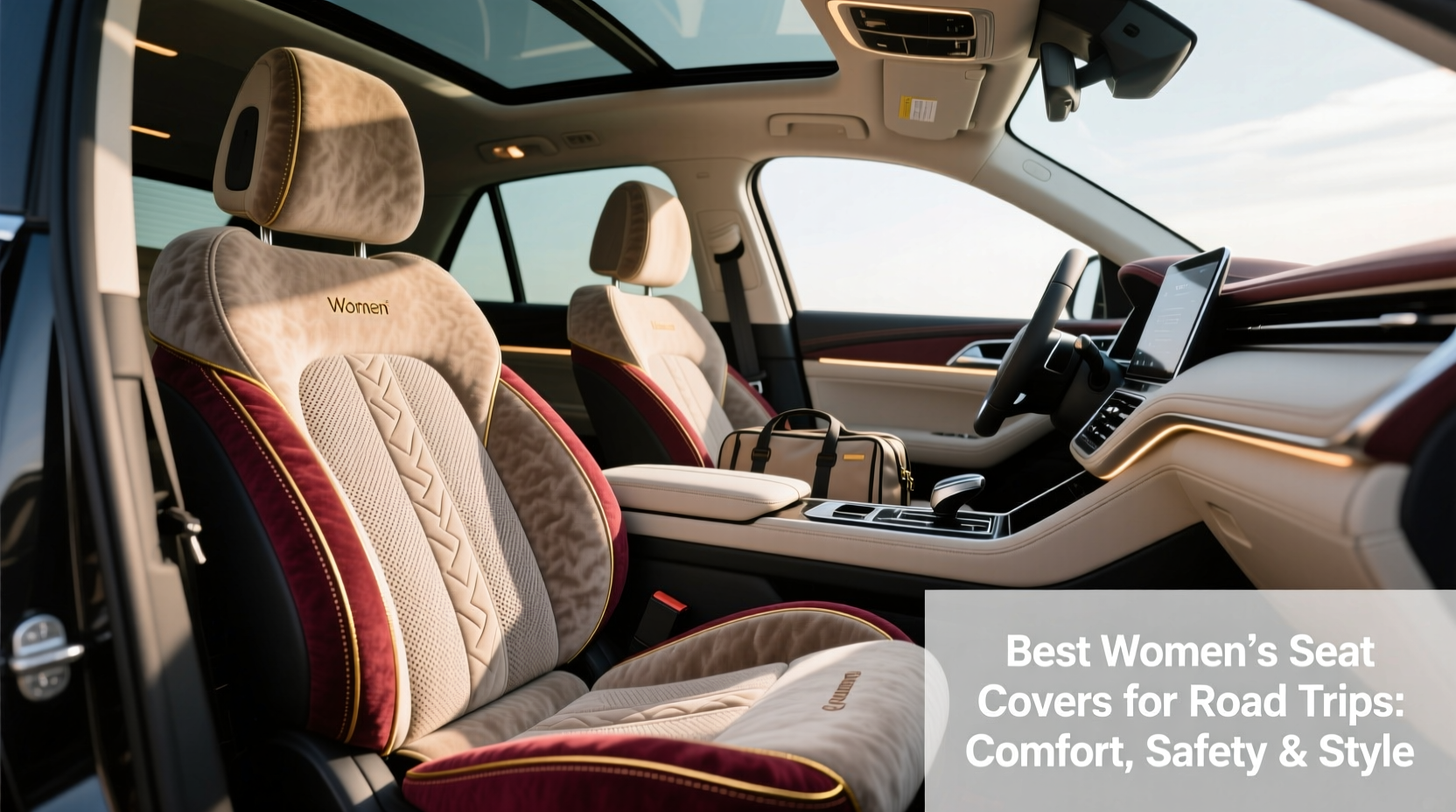 women seat covers road trips