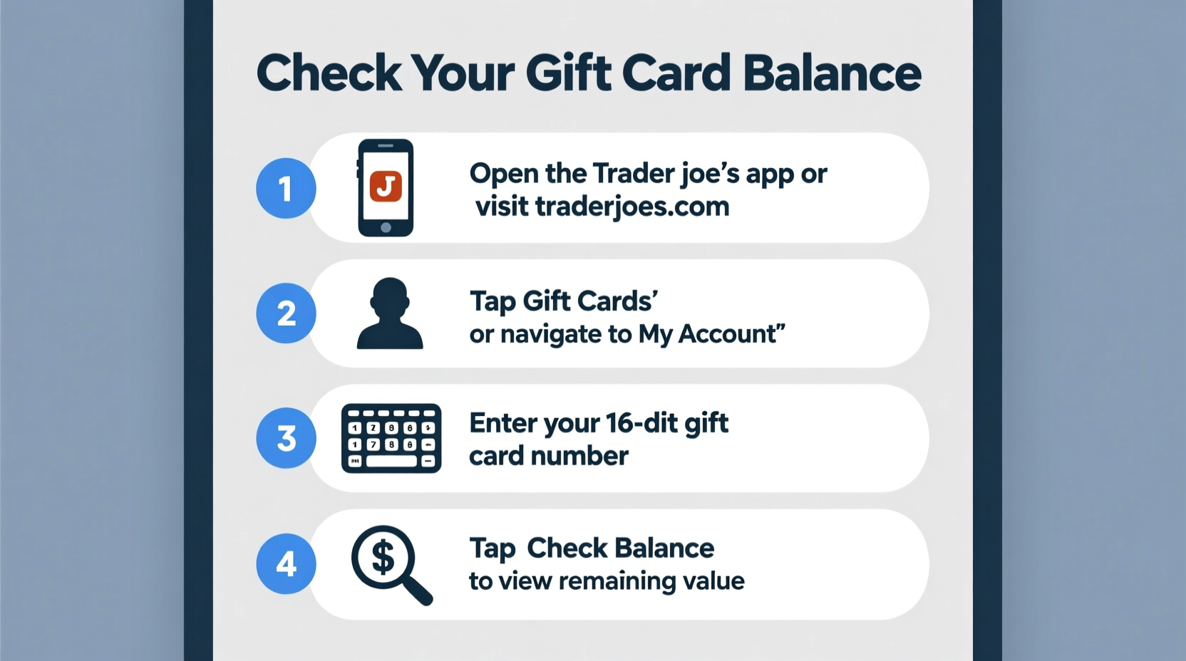 check trader joes gift card balance simple steps