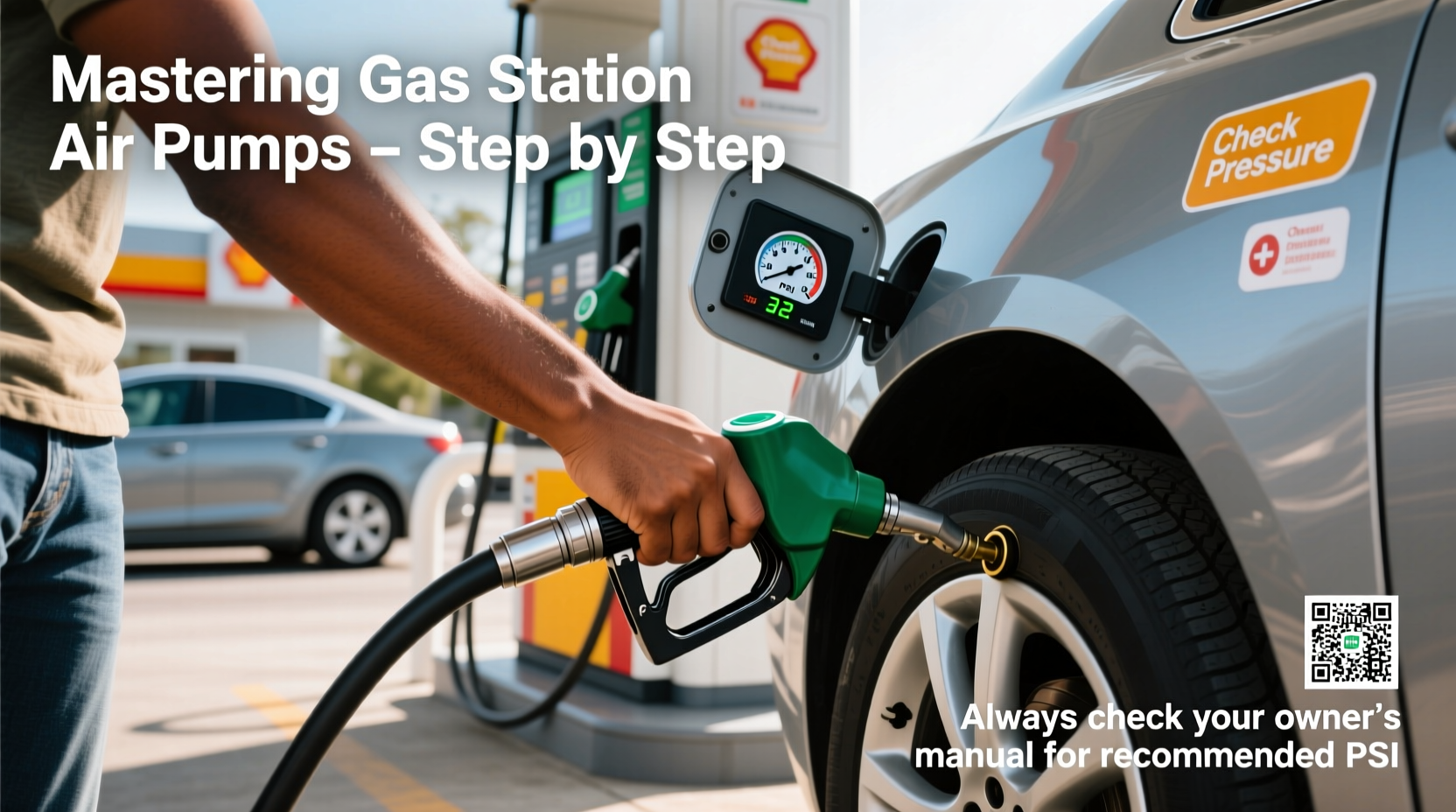 mastering gas station air pumps a simple step by step guide to inflate your tires correctly