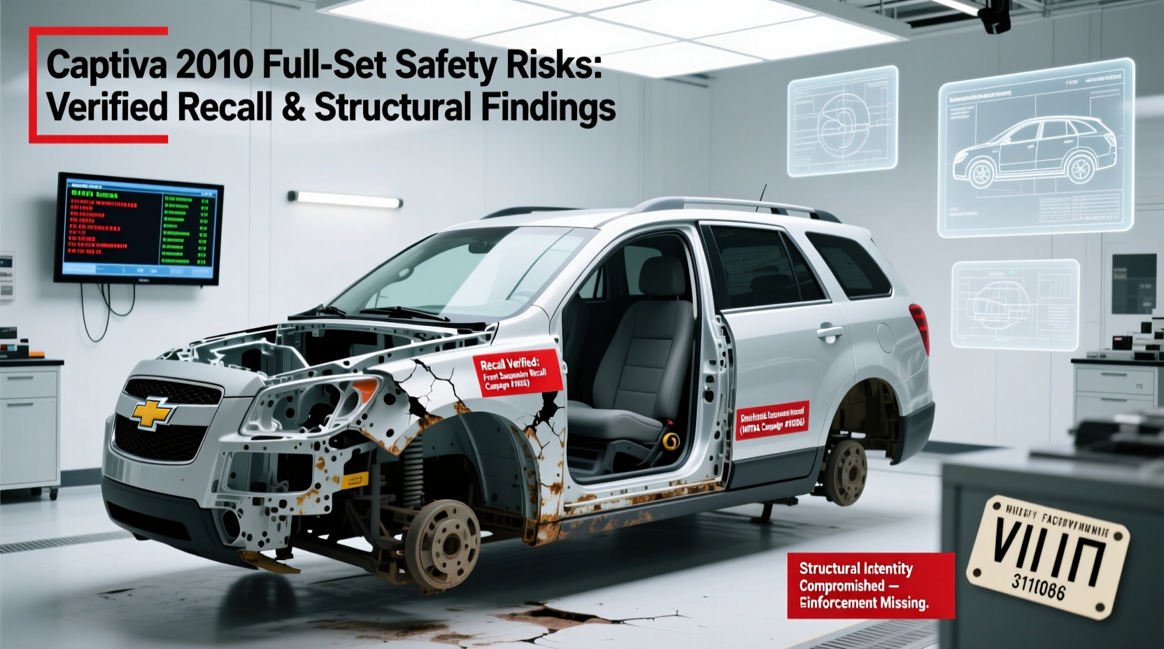 captiva 2010 full set safety risks