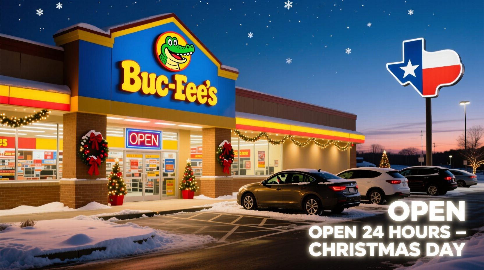 is buccees open on christmas