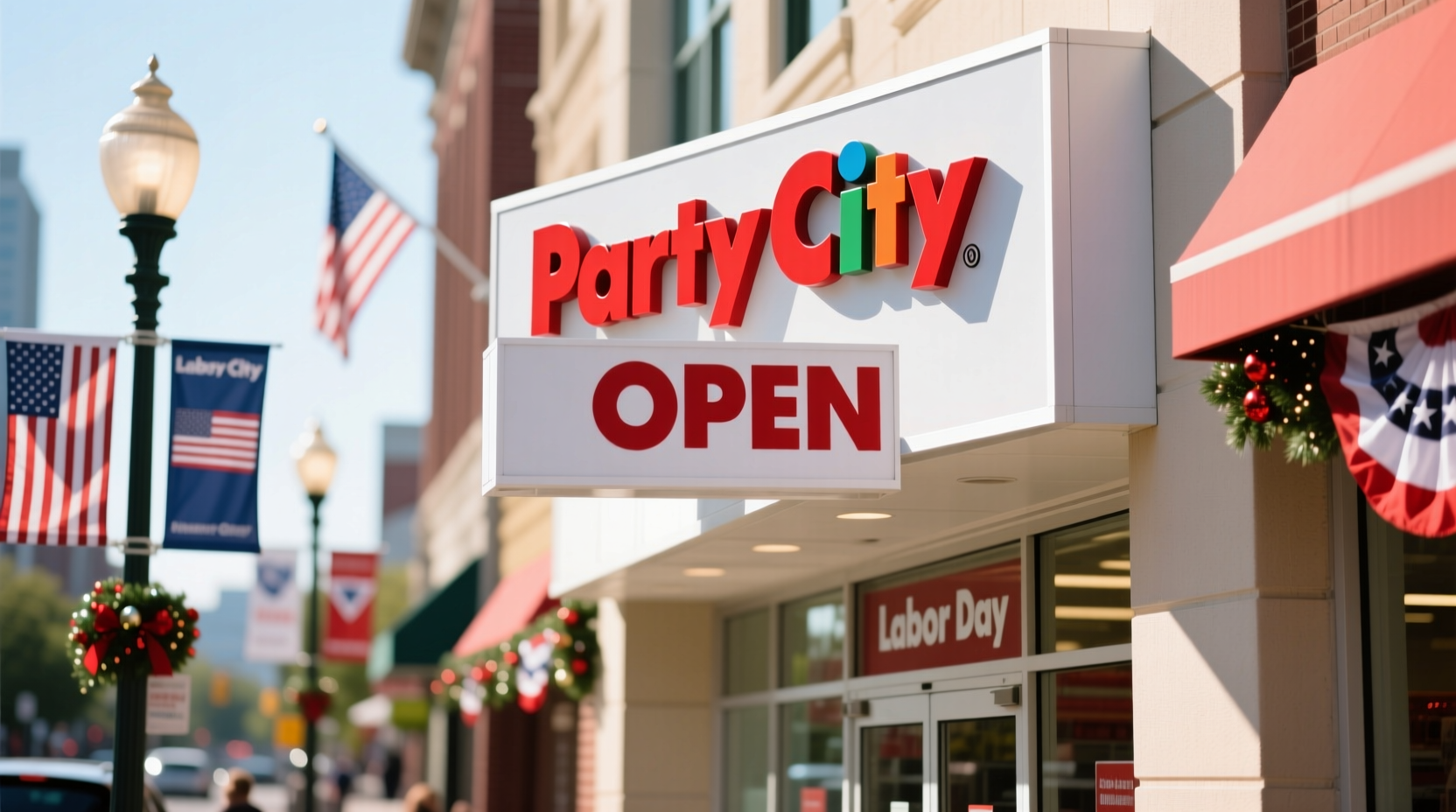 is party city open on labor day