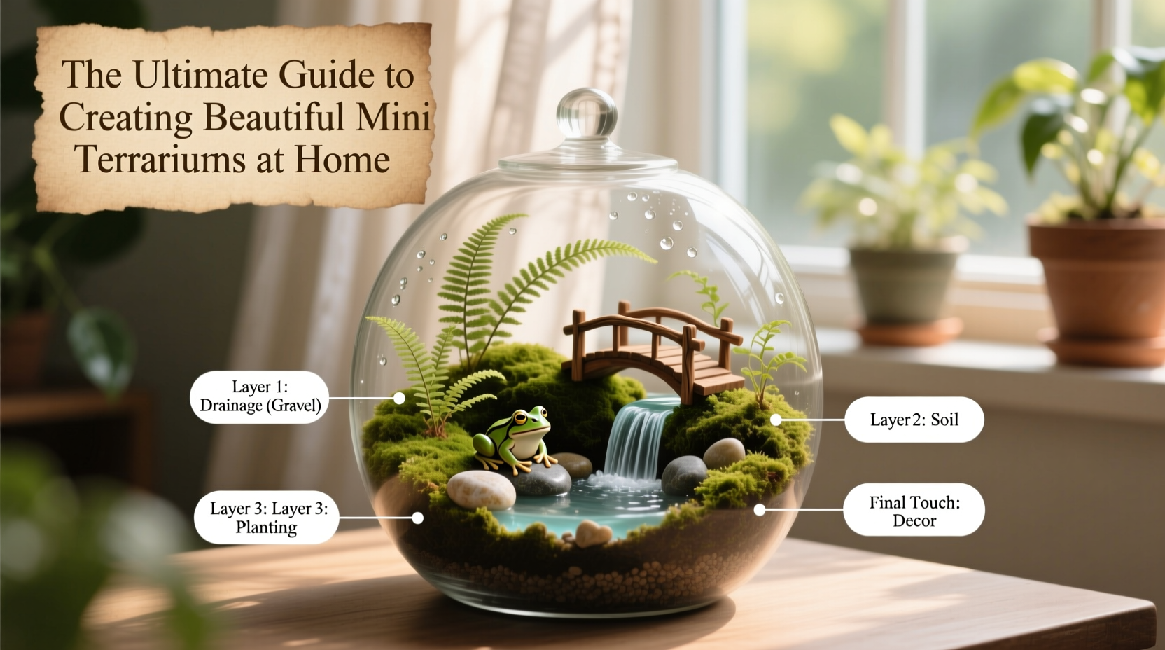 the ultimate guide to creating beautiful mini terrariums at home