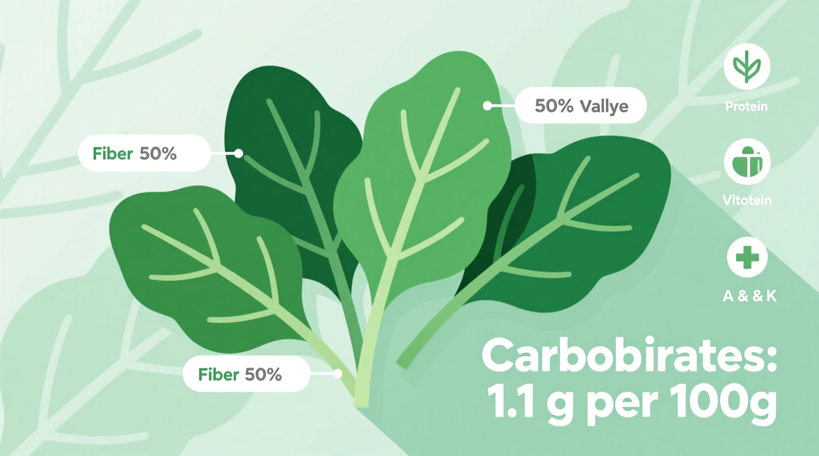 Spinach Carbs: 1.1g Net Carbs Per Cup (Exact Numbers)