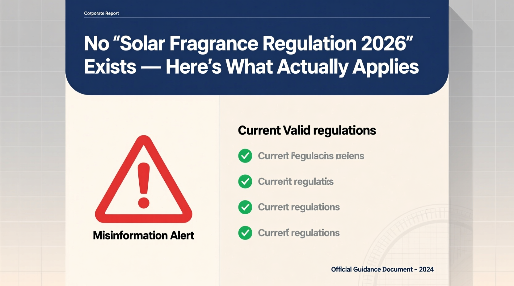 solar fragrance regulation 2026
