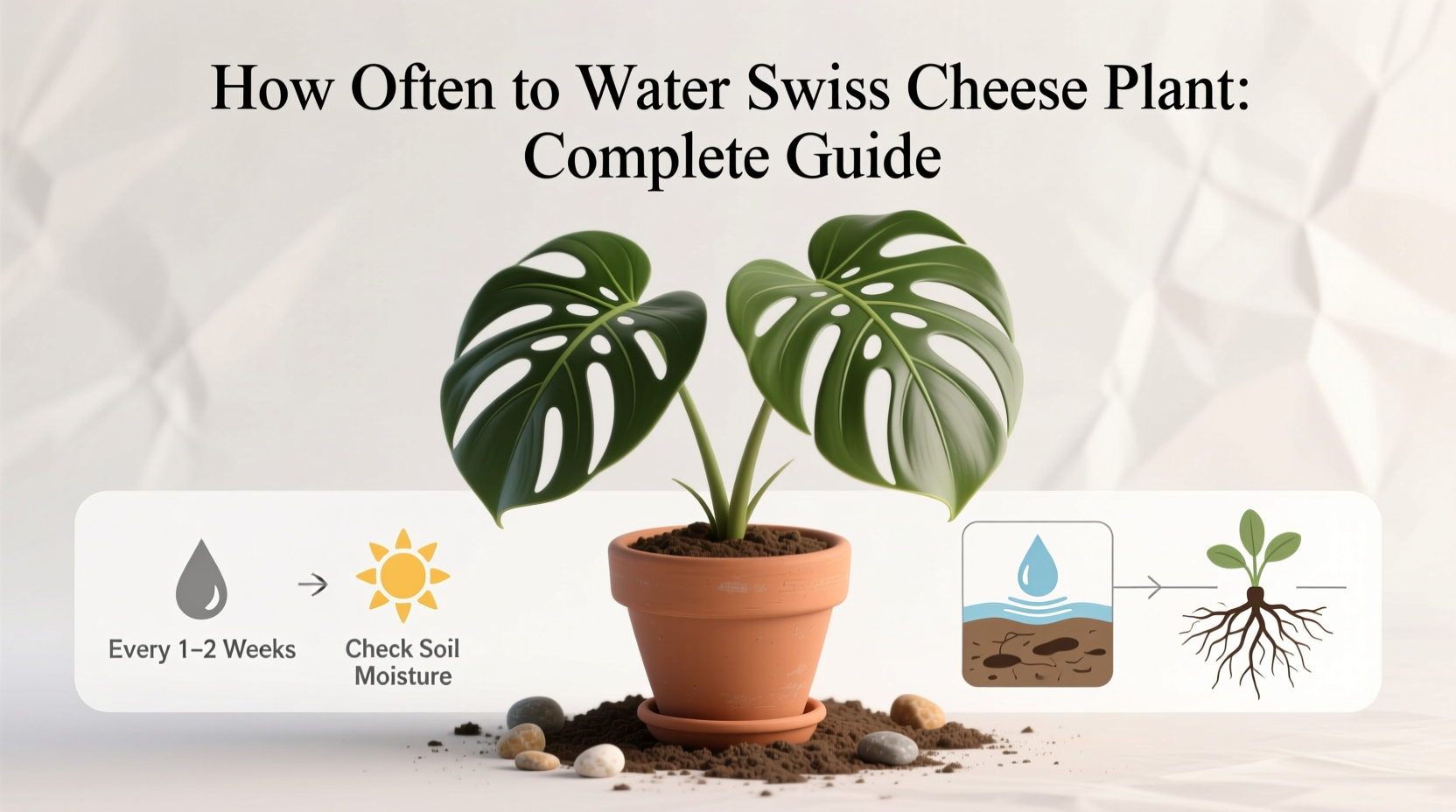 how often to water swiss cheese plant